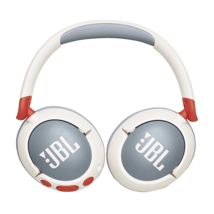 JBL JR 470NC | Écouteurs supra-auriculaire pour enfant - Sans fil - Bluetooth - Blanc-SONXPLUS La Sarre