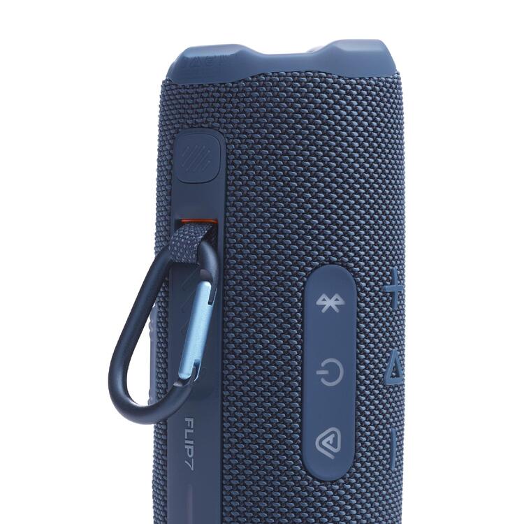 JBL Flip 7 | Haut-parleur portable - Bluetooth - Étanche - Jusqu'à 14 heures d'autonomie - Bleu-SONXPLUS La Sarre