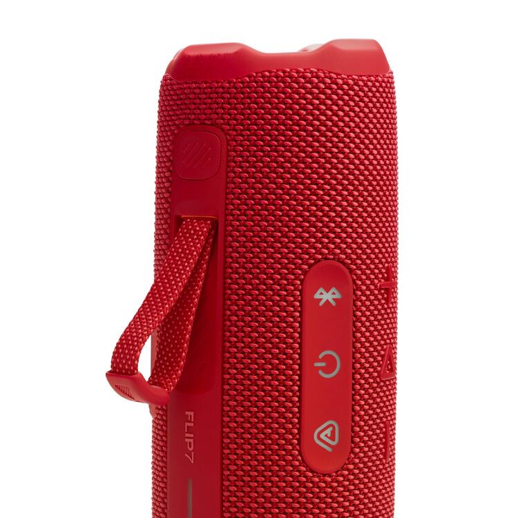 JBL Flip 7 | Haut-parleur portable - Bluetooth - Étanche - Jusqu'à 14 heures d'autonomie - Rouge-SONXPLUS La Sarre