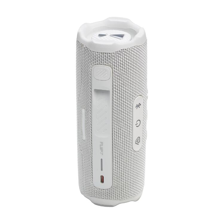 JBL Flip 7 | Haut-parleur portable - Bluetooth - Étanche - Jusqu'à 14 heures d'autonomie - Blanc-SONXPLUS La Sarre