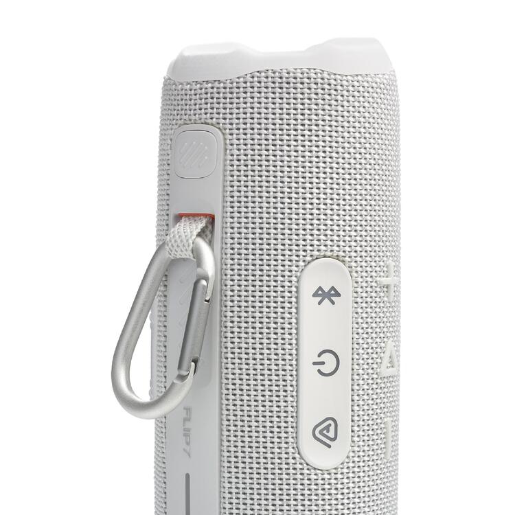 JBL Flip 7 | Haut-parleur portable - Bluetooth - Étanche - Jusqu'à 14 heures d'autonomie - Blanc-SONXPLUS La Sarre