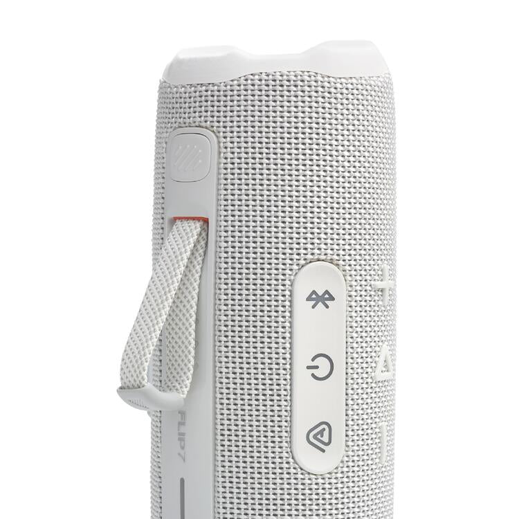 JBL Flip 7 | Haut-parleur portable - Bluetooth - Étanche - Jusqu'à 14 heures d'autonomie - Blanc-SONXPLUS La Sarre