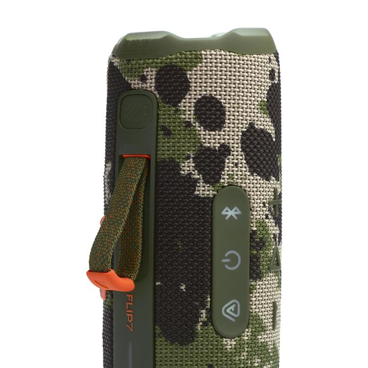 JBL Flip 7 | Haut-parleur portable - Bluetooth - Étanche - Jusqu'à 14 heures d'autonomie - Camouflage-SONXPLUS La Sarre