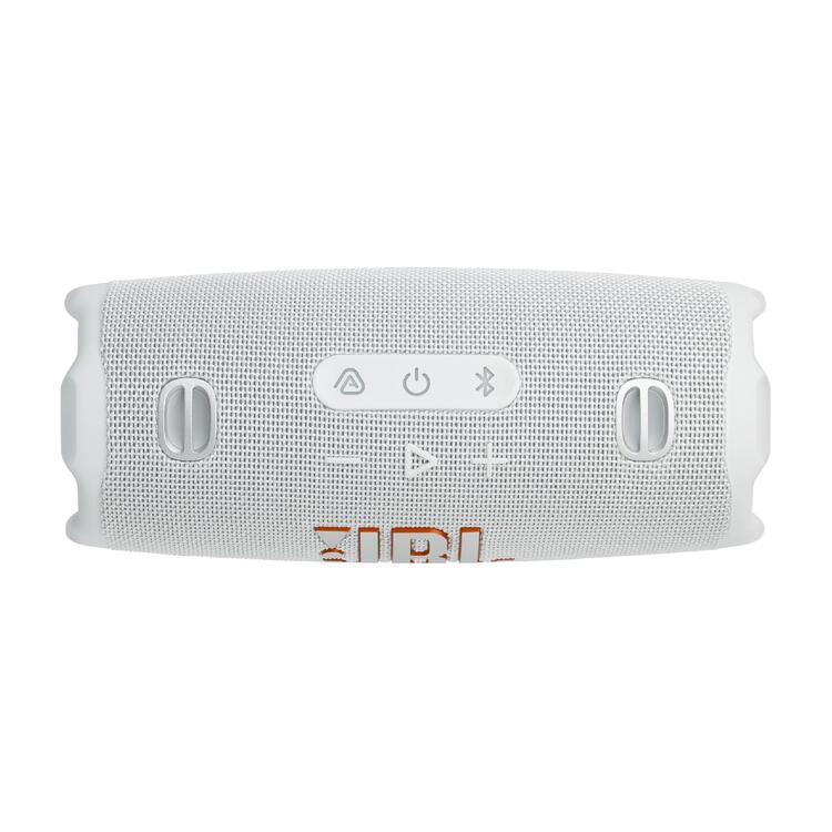 JBL Charge 6 | Haut-Parleur Portatif Bluetooth - Étanche - Auracast - 28 Heures d'autonomie - Blanc-SONXPLUS La Sarre