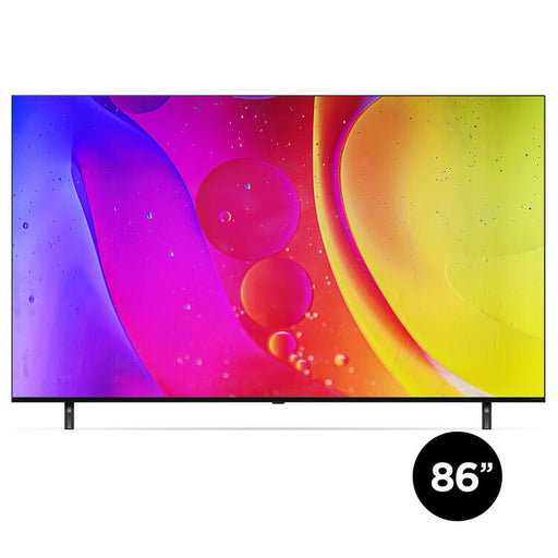 LG 86NANO80AUA | Téléviseur 86" LED 4K - UHD - Série NANO80A - 60Hz - Processeur IA a7 4K Gen8 - Noir-SONXPLUS La Sarre