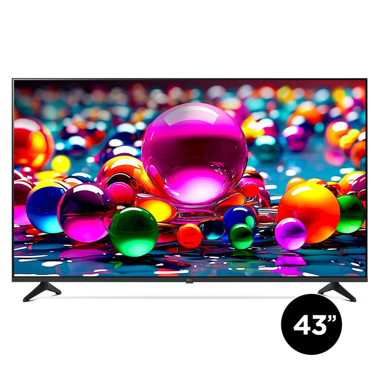 LG 43UA7700PUB | Téléviseur 43" - 4K Ultra HD - DEL - Série UA7700 - HDR - Smart WebOS - 60 Hz natif - Processeur IA a7 Gen8 4K - Noir-SONXPLUS La Sarre