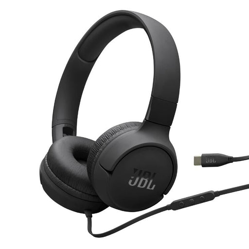 JBL Tune 520C | Écouteurs Supra-auriculaires - USB-C - Bluetooth - Noir-SONXPLUS La Sarre