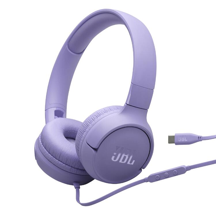JBL Tune 520C | Écouteurs Supra-auriculaires - USB-C - Bluetooth - Mauve-SONXPLUS La Sarre