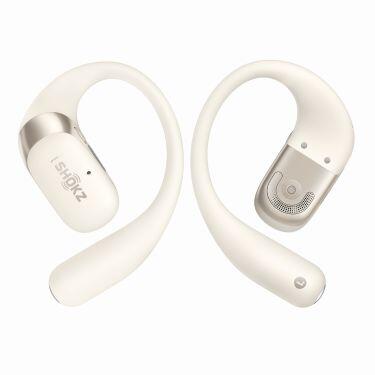 SHOKZ OpenFit 2 | Écouteurs à oreilles ouvertes - Jusqu'à 48 heures d'écoute - Bluetooth - Beige-SONXPLUS La Sarre