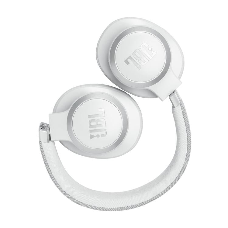 JBL Live 770NC | Écouteurs circum-auriculaires - Sans fil - Bluetooth - Blanc-SONXPLUS La Sarre