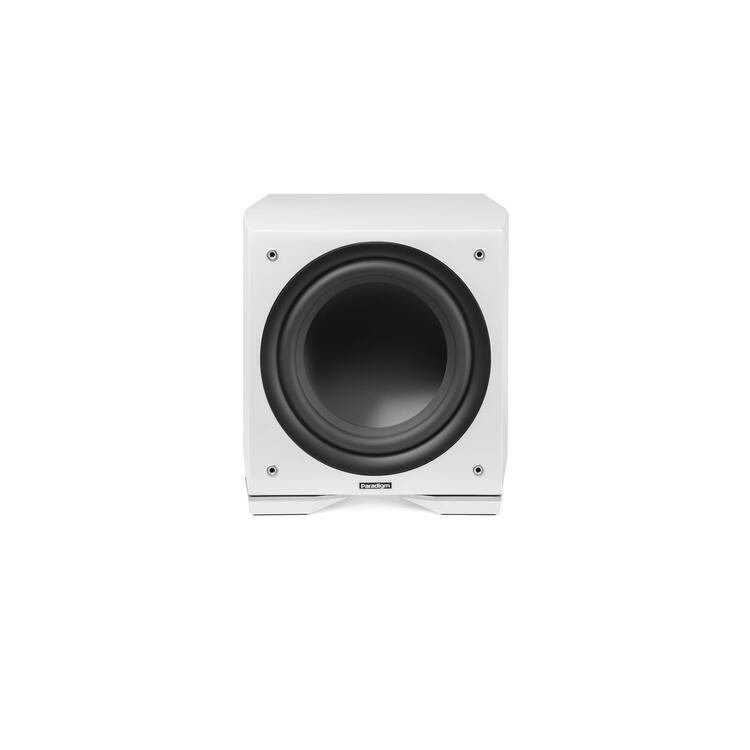 Paradigm DEFIANCE S10 | Caisson de graves 10" - 500W RMS - Unité - Blanc-SONXPLUS La Sarre