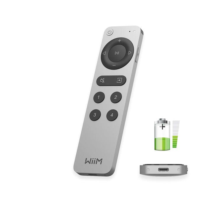 WiiM Remote 2 | Manette controle vocal - Pour WiiM Mini et Pro Audio-SONXPLUS La Sarre