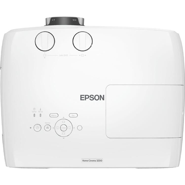 Epson Home Cinema 3200 | Projecteur 3LCD Cinéma maison - 16:9 - 4K Pro-UHD - Blanc-SONXPLUS La Sarre