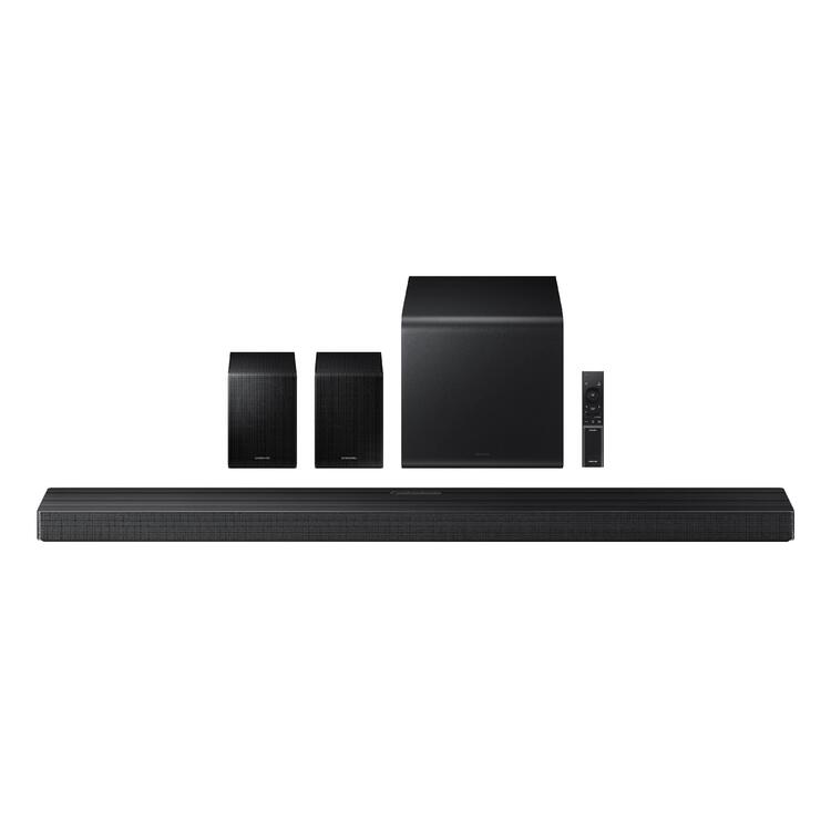 Samsung HW-QS750F | Barre de son - 5.1.2 canaux - Dolby ATMOS - Avec caisson de graves sans fil - Série Q - Bluetooth - Noir-Sonxplus La Sarre