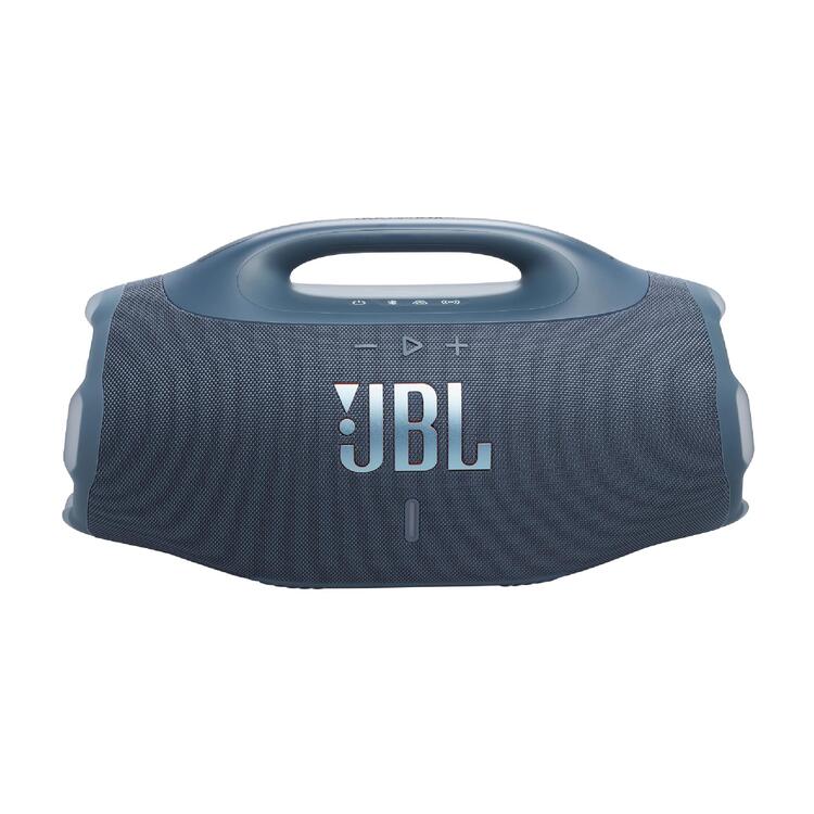 JBL Boombox 4 | Haut-parleur portatif - Bluetooth - IP68 - Jusqu'à 34 heures - Bleu-SONXPLUS La Sarre