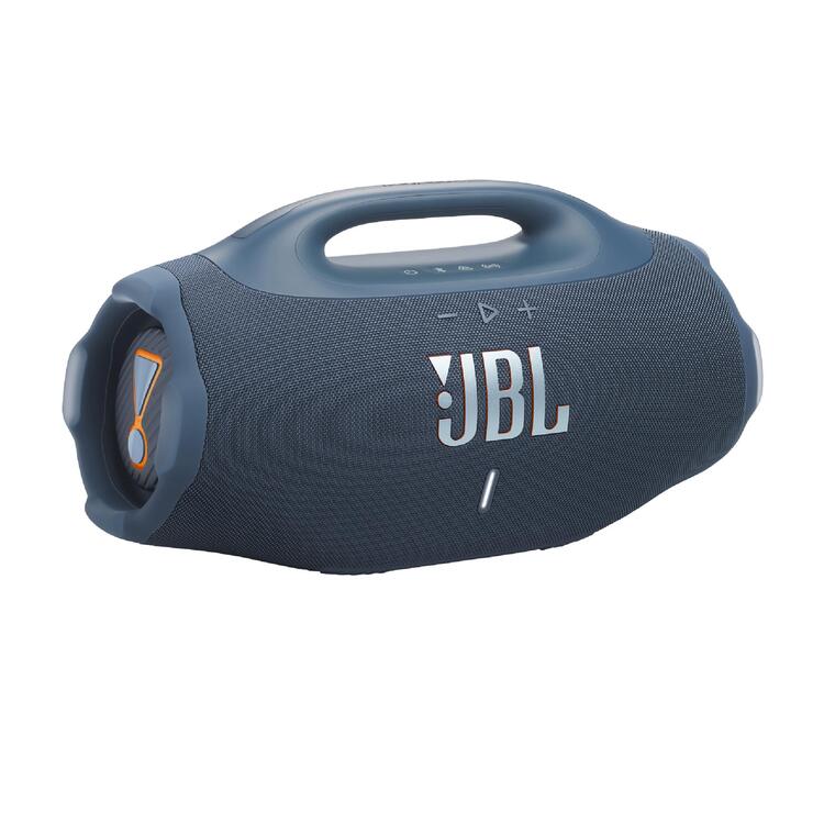 JBL Boombox 4 | Haut-parleur portatif - Bluetooth - IP68 - Jusqu'à 34 heures - Bleu-SONXPLUS La Sarre