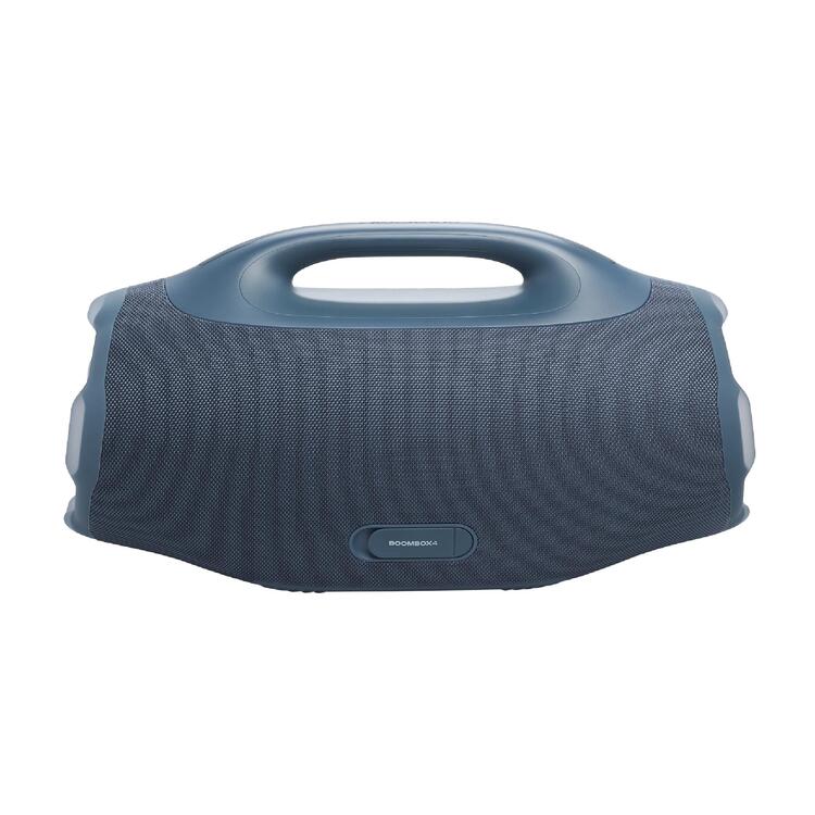 JBL Boombox 4 | Haut-parleur portatif - Bluetooth - IP68 - Jusqu'à 34 heures - Bleu-SONXPLUS La Sarre