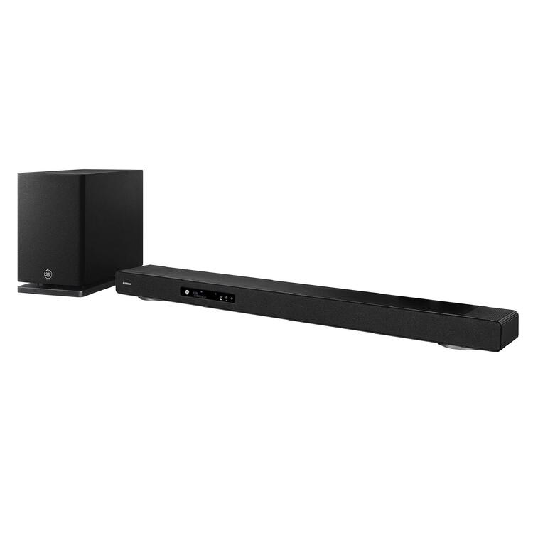 Yamaha SRX90A B | Barre de son 3.1.2 - AURO 3D - Puissance totale 550W RMS - Noir-SONXPLUS La Sarre