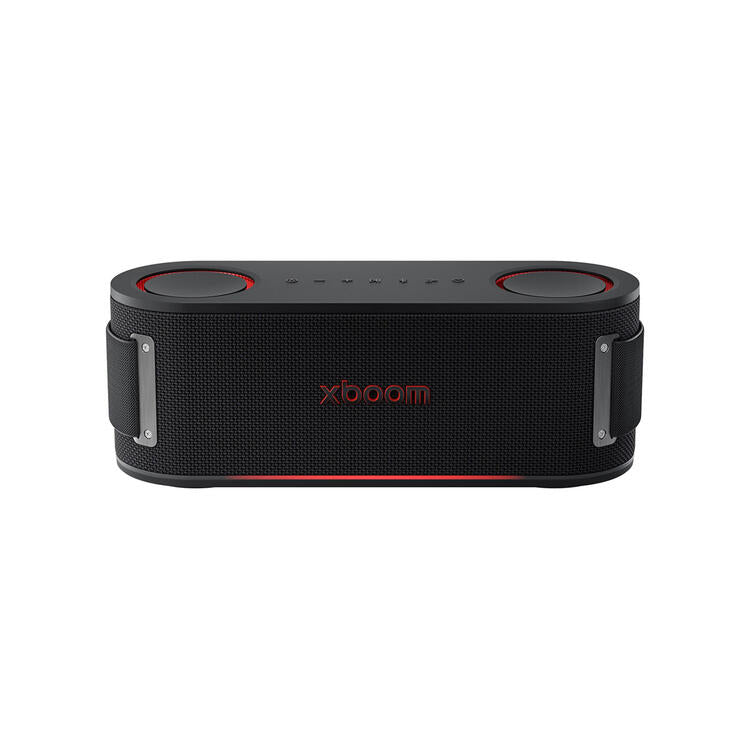 LG xboom Bounce | Haut-parleur portatif - Bluetooth - IP67 - Éclairage AI - Noir-SONXPLUS La Sarre