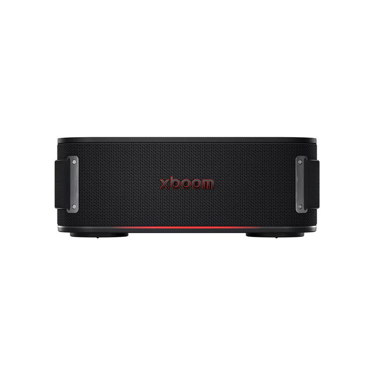LG xboom Bounce | Haut-parleur portatif - Bluetooth - IP67 - Éclairage AI - Noir-SONXPLUS La Sarre