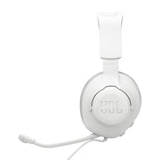 JBL Quantum 100 M2 | Casque de jeu filaire circum-auriculaire - Compatible avec toutes les plateformes - Blanc-SONXPLUS La Sarre