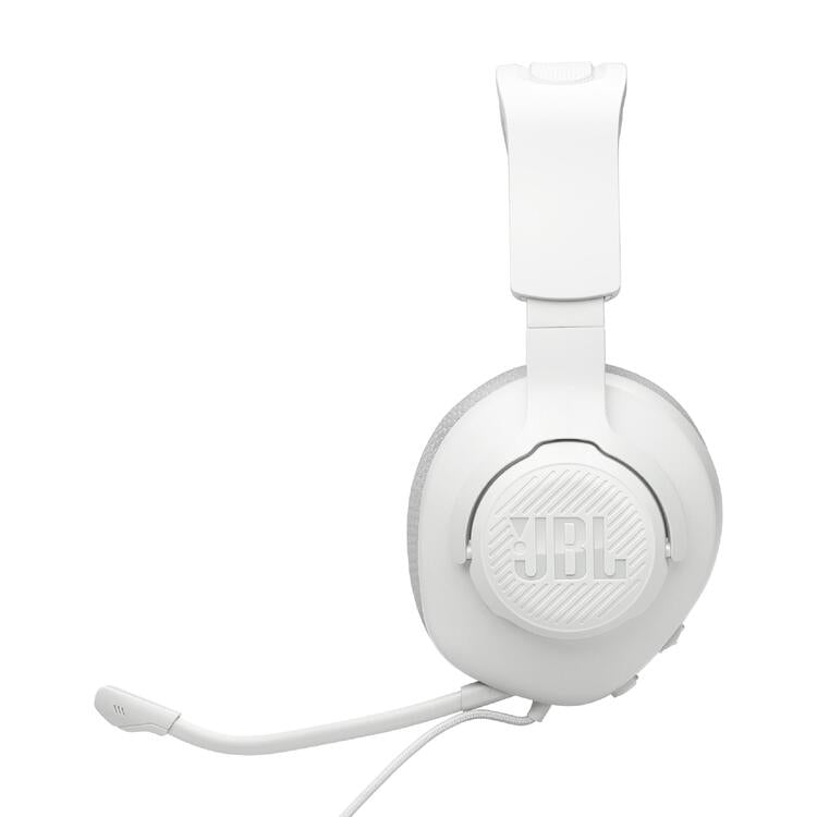JBL Quantum 100 M2 | Casque de jeu filaire circum-auriculaire - Compatible avec toutes les plateformes - Blanc-SONXPLUS La Sarre