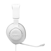 JBL Quantum 100 M2 | Casque de jeu filaire circum-auriculaire - Compatible avec toutes les plateformes - Blanc-SONXPLUS La Sarre
