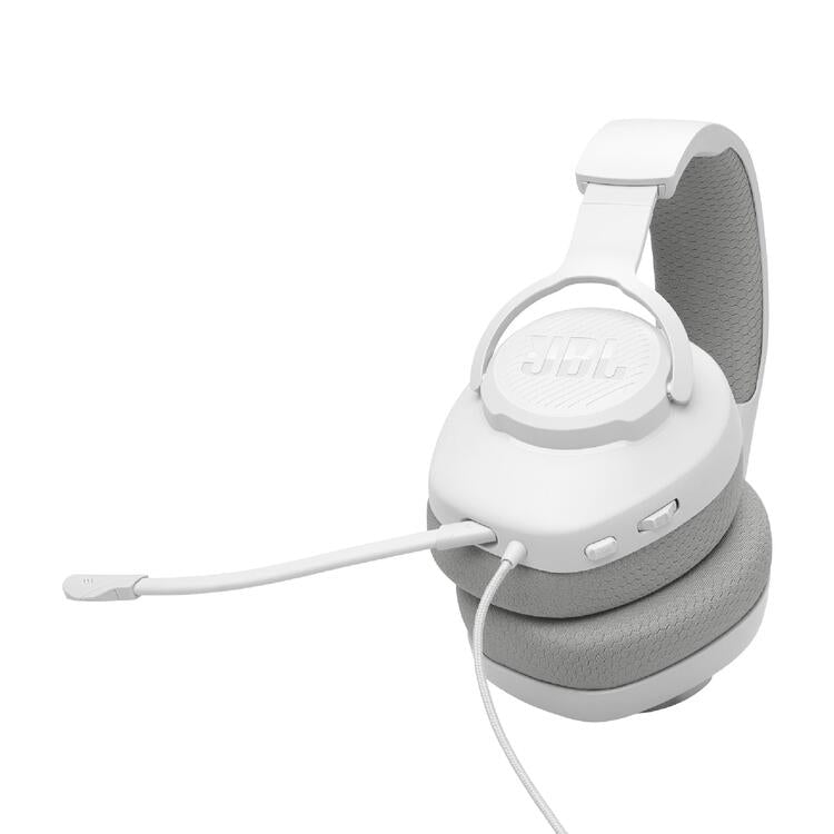 JBL Quantum 100 M2 | Casque de jeu filaire circum-auriculaire - Compatible avec toutes les plateformes - Blanc-SONXPLUS La Sarre