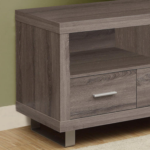 Monarch Specialties I 3250 | Meuble TV - 48" - 3 Tiroirs - Taupe foncé-La Sarre