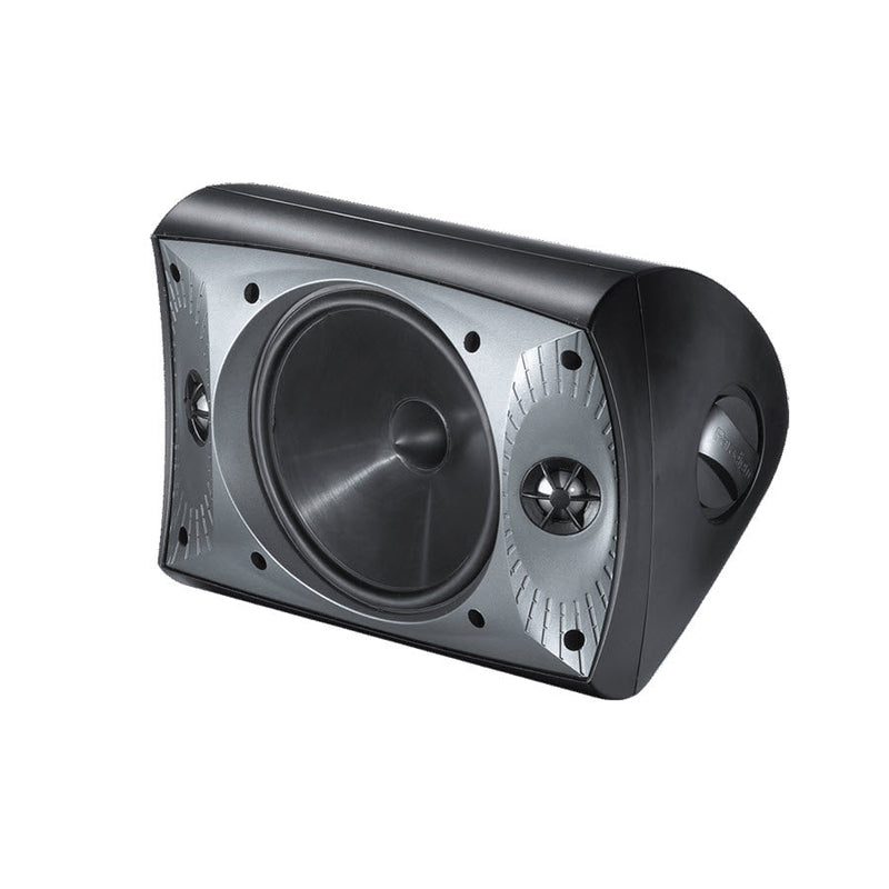 Paradigm Stylus 470-SM v3 | Haut-parleurs extérieur - 3 pilotes - 2 voies - Résistant aux intempéries - 80 W - Noir - Paire-SONXPLUS La Sarre