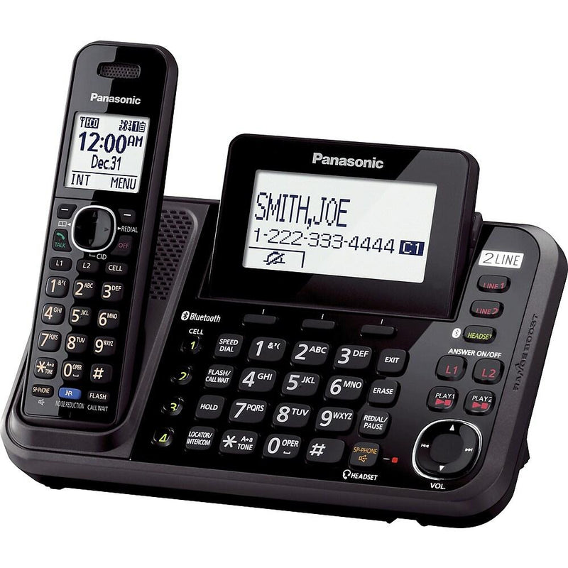 Panasonic KX-TG9541B | Téléphone sans fil - 1 combiné - Répondeur - Noir-SONXPLUS La Sarre