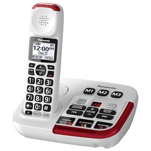 Panasonic KX-TGM490S | Téléphone sans fil - 1 combiné - Répondeur - Amplifié 3X - Argenté-SONXPLUS La Sarre