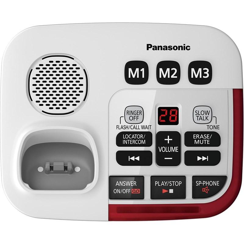 Panasonic KX-TGM490S | Téléphone sans fil - 1 combiné - Répondeur - Amplifié 3X - Argenté-SONXPLUS La Sarre