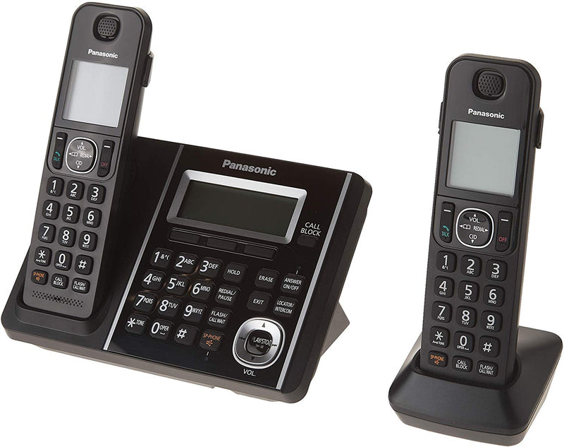 Panasonic KX-TGF342B | Téléphone sans fil - 2 combinés - Répondeur - Noir-SONXPLUS La Sarre