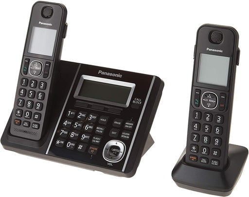 Panasonic KX-TGF342B | Téléphone sans fil - 2 combinés - Répondeur - Noir-SONXPLUS La Sarre