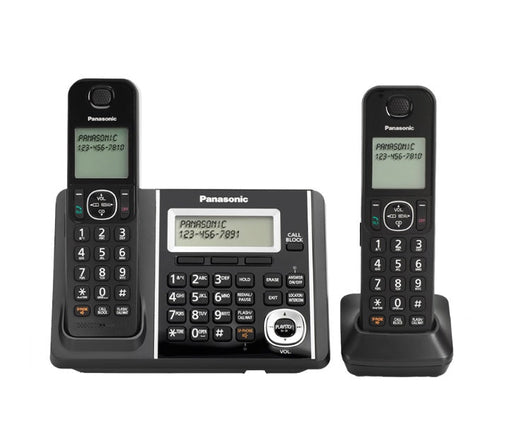 Panasonic KX-TGF342B | Téléphone sans fil - 2 combinés - Répondeur - Noir-SONXPLUS La Sarre