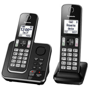 Panasonic KX-TGD392B | Téléphone sans fil - 2 combinés - Répondeur - Noir-SONXPLUS La Sarre