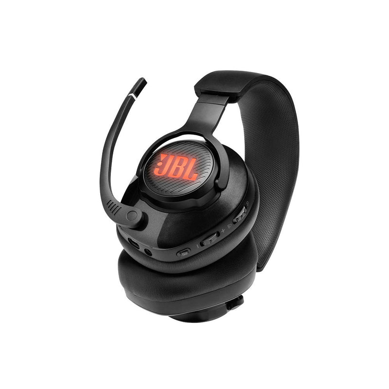 JBL Quantum 400 | Casque de jeu filaire circum-auriculaire - Micro rétractable - USB - Noir-SONXPLUS La Sarre