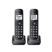 Panasonic KXTGF872B | Combo téléphone sans fil - 1 combiné fixe et 2 combinés sans fil - Répondeur - Noir-SONXPLUS La Sarre
