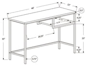 Monarch i7368 | Bureau d'ordinateur - Blanc et gris-SONXPLUS La Sarre