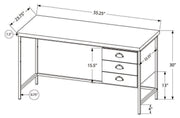 Monarch I7488 | Bureau d'ordinateur - Noir et noir-SONXPLUS La Sarre