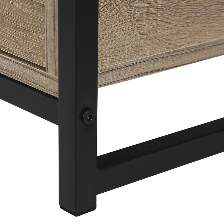 Monarch Specialties I2872 | Meuble TV - 48" - 2 Tiroirs de rangement - Taupe foncé-SONXPLUS La Sarre