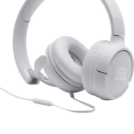 JBL Tune 500 | Écouteurs filaire supra-auriculaires - Blanc-La Sarre