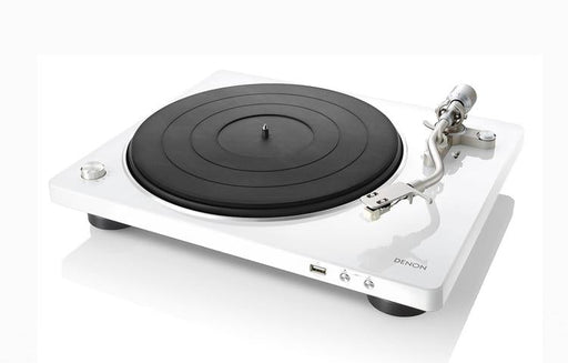 Denon DP-450USB | Table tournante Hi-Fi - Port USB - Bras de lecture en "S" - Blanc-SONXPLUS La Sarre