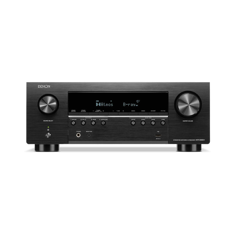 Denon AVR-S980H | Récepteur AV - 7.2 canaux d'amplification - Cinéma maison - 8K - HEOS - Noir | 01 | Sonxplus La Sarre