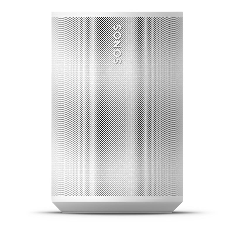 Sonos Era 100 SL | Haut-parleur compact - Tactile - Wi-Fi - Blanc | vue avant avec logo | Sonxplus La Sarre