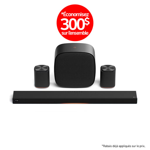 LG Sound Suite | Immersive suite 5 Pro - Barre de son H7 +2 M5 + W7 | 01 | Sonxplus La Sarre