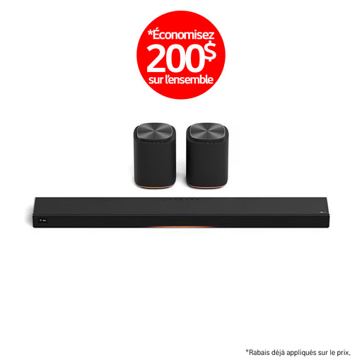 LG Sound Suite | Immersive suite 7 - Barre de son H7+2M7 | 01 | Sonxplus La Sarre