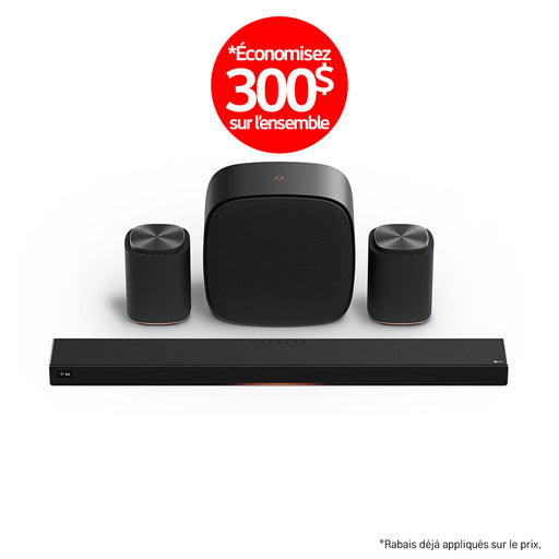LG Sound Suite | Immersive suite 7 Pro - Barre de son H7+2M7+W7 | 01 | Sonxplus La Sarre