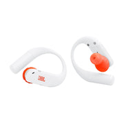 JBL Endurance Peak 4 | Écouteurs intra-auriculaire - TwistLock  - Blanc/Orange | 03 | Sonxplus La Sarre
